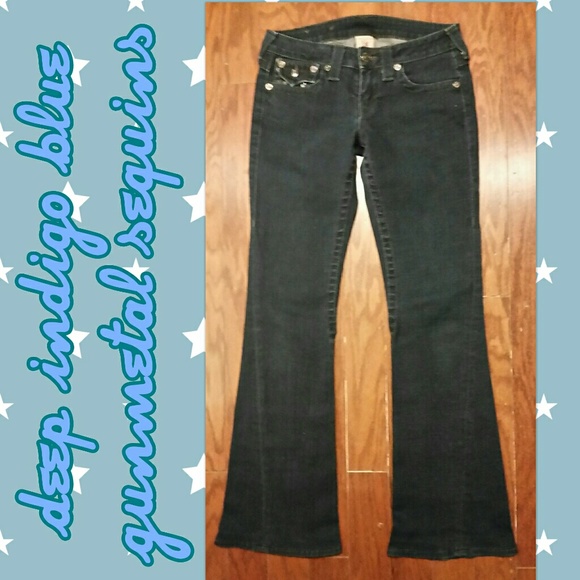 Rare Silver Sequin Horseshoes Embellished Trues - Picture 4 of 5